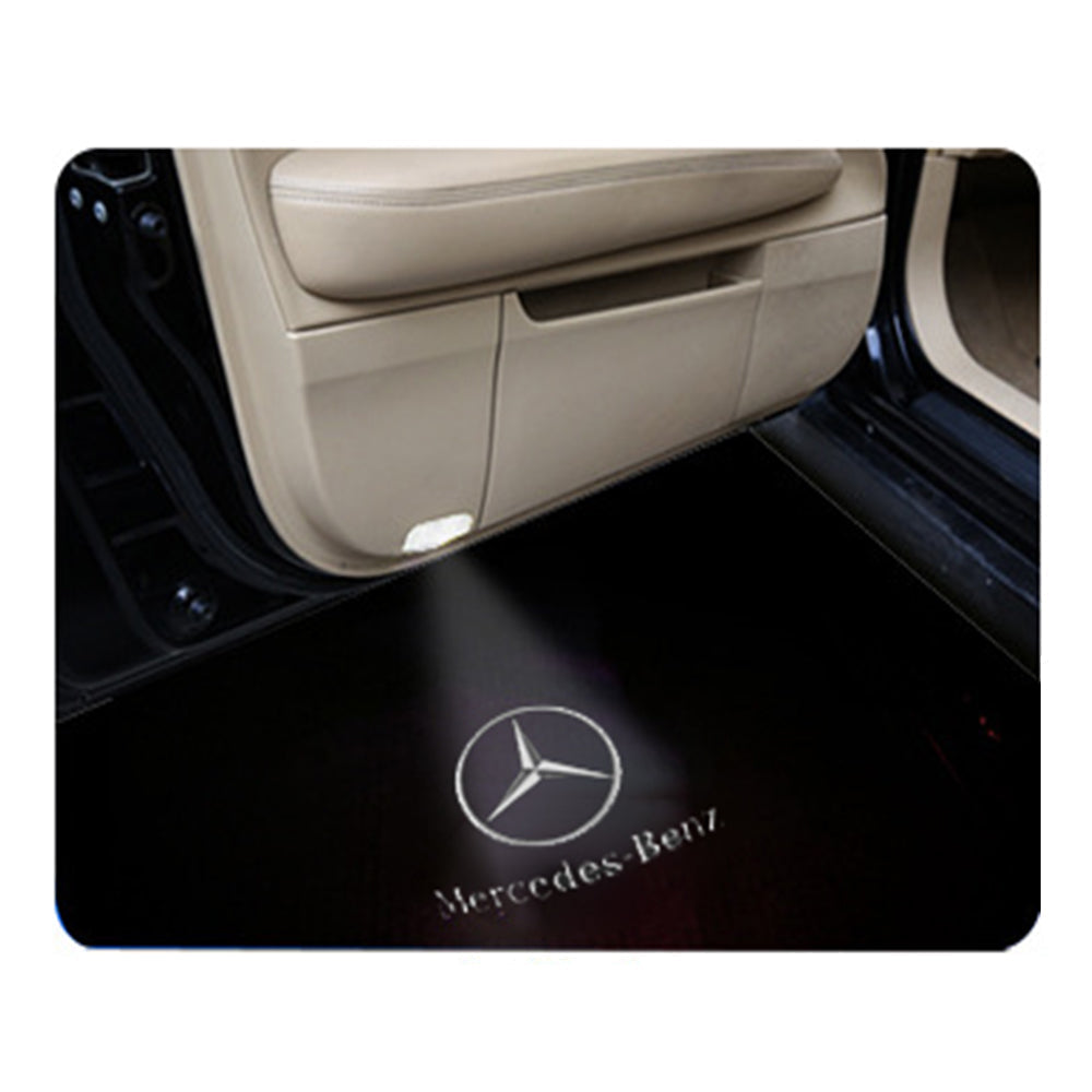 LED Car Door Projector Fit Mercedes-Benz E A B ML GL Wireless