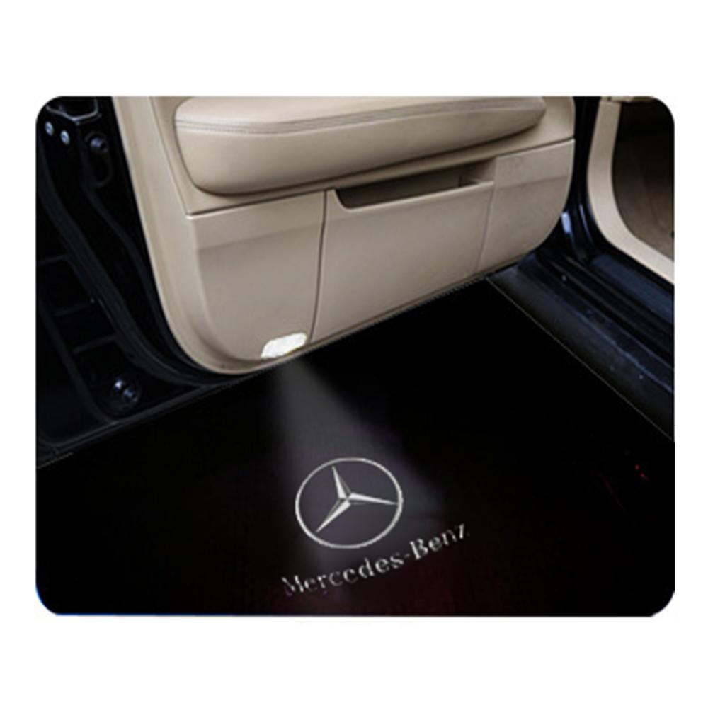 LED Car Door Projector Fit Mercedes-Benz Car logo Light Wireless #2
