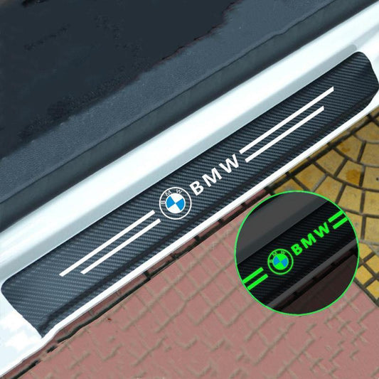 Car glow-in-the-dark door sill strip ( 4PCS )