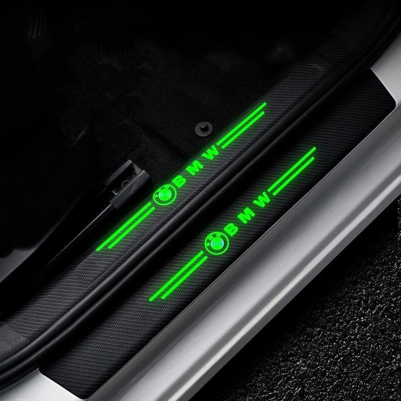Car glow-in-the-dark door sill strip ( 4PCS )