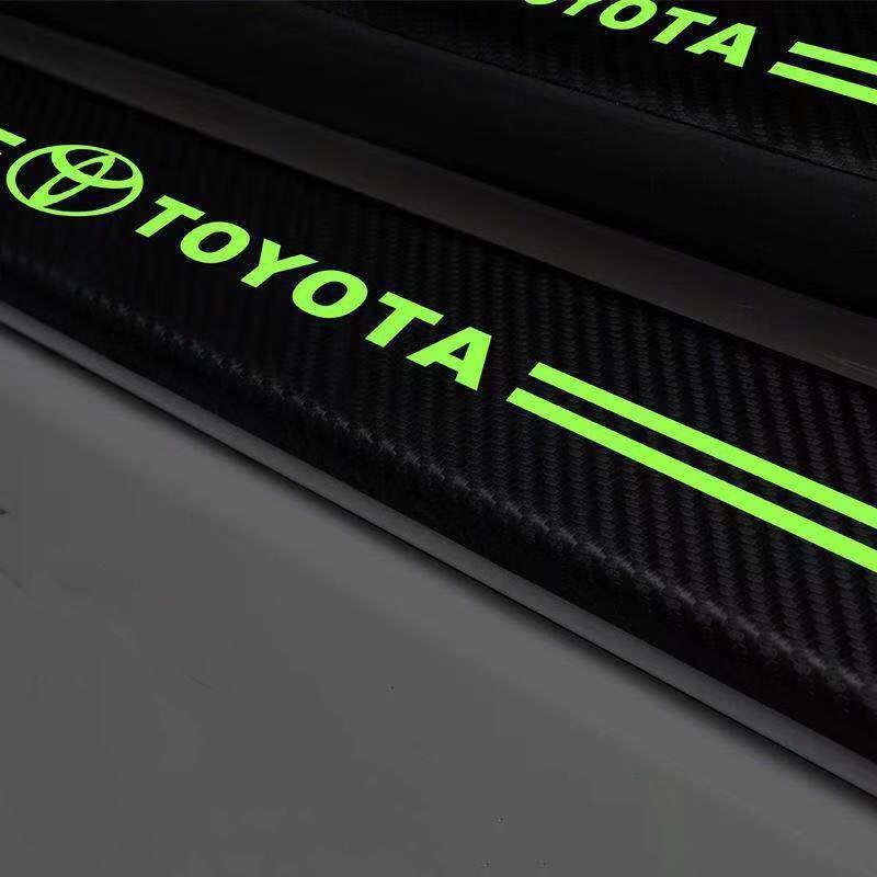 Car glow-in-the-dark door sill strip ( 4PCS )