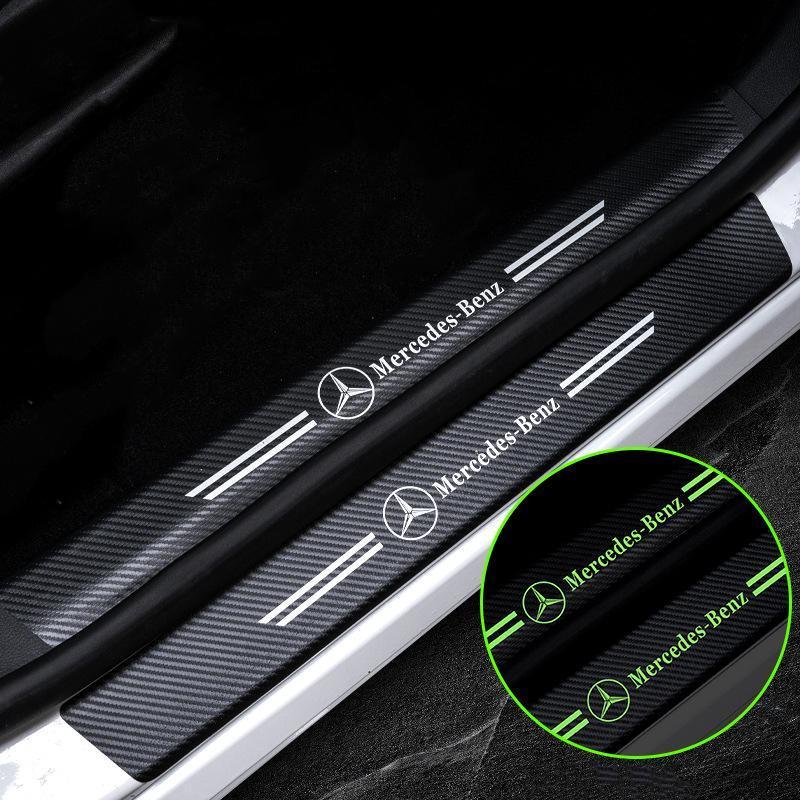 Car glow-in-the-dark door sill strip ( 4PCS )