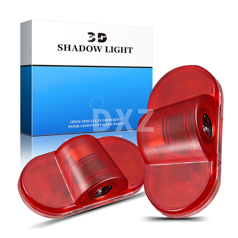 LED Car Door Projector Fit Skoda Welcome Car logo Light Wireless