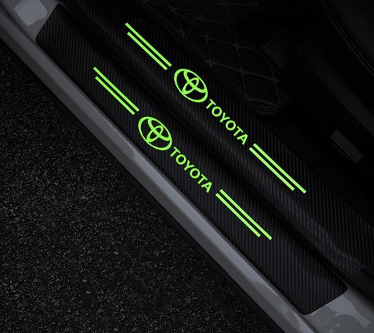 Car glow-in-the-dark door sill strip ( 4PCS )