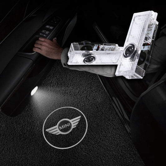 LED Car Door Projector Fit MINI Welcome Car logo Light Wireless