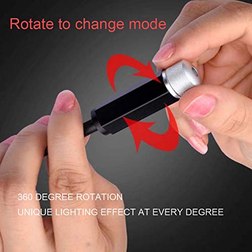 Luz nocturna de estrella de techo de coche USB ajustable portátil