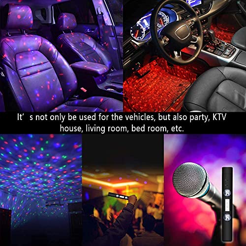 Wireless Lamps Strip Multi Color Music Sound Sync Car RGB Interior Lights