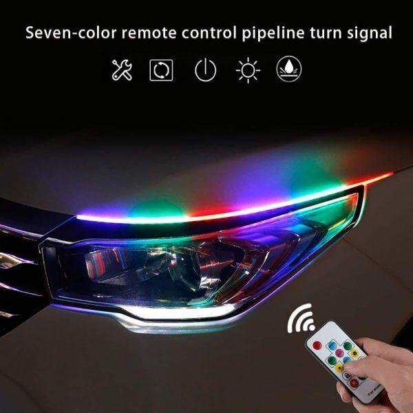 LED daytime running lights car turn signal light bar