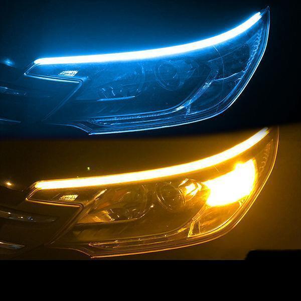 LED daytime running lights car turn signal light bar