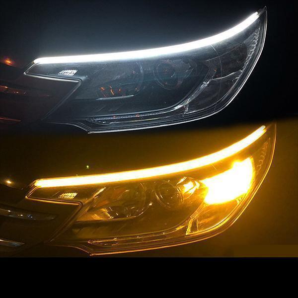 LED daytime running lights car turn signal light bar