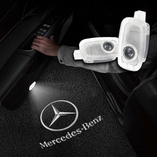 LED Car Door Projector Fit Mercedes-Benz Car logo Light Wireless #2