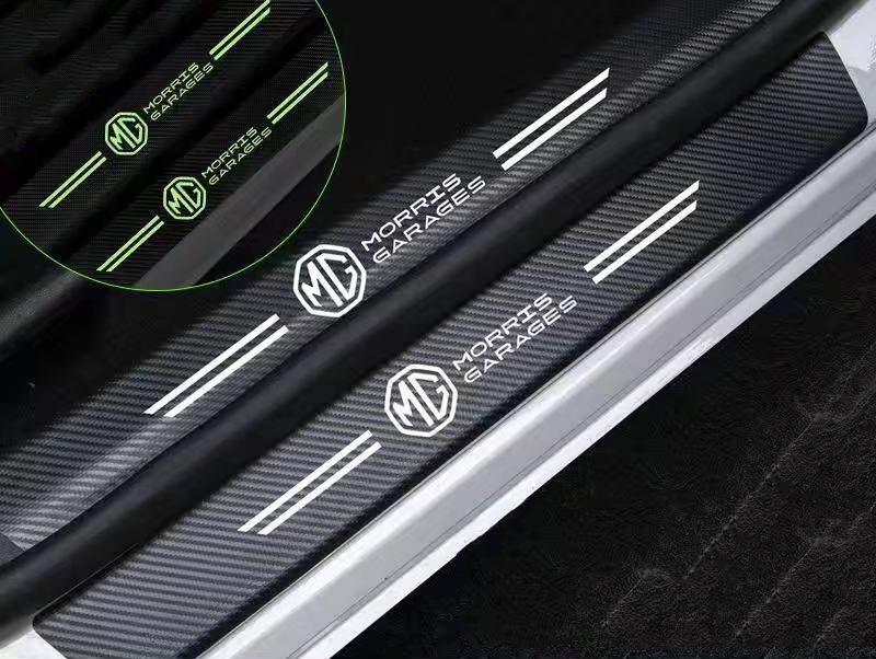 Car glow-in-the-dark door sill strip ( 4PCS )