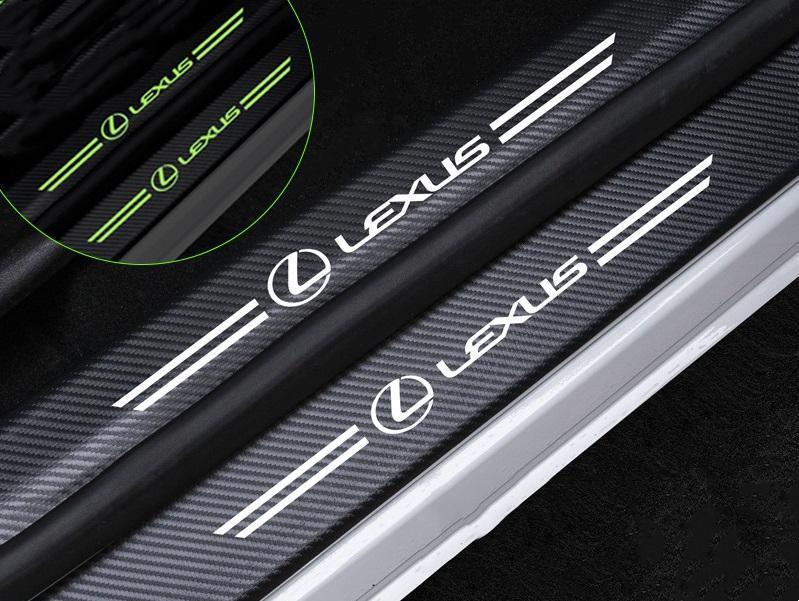 Car glow-in-the-dark door sill strip ( 4PCS )