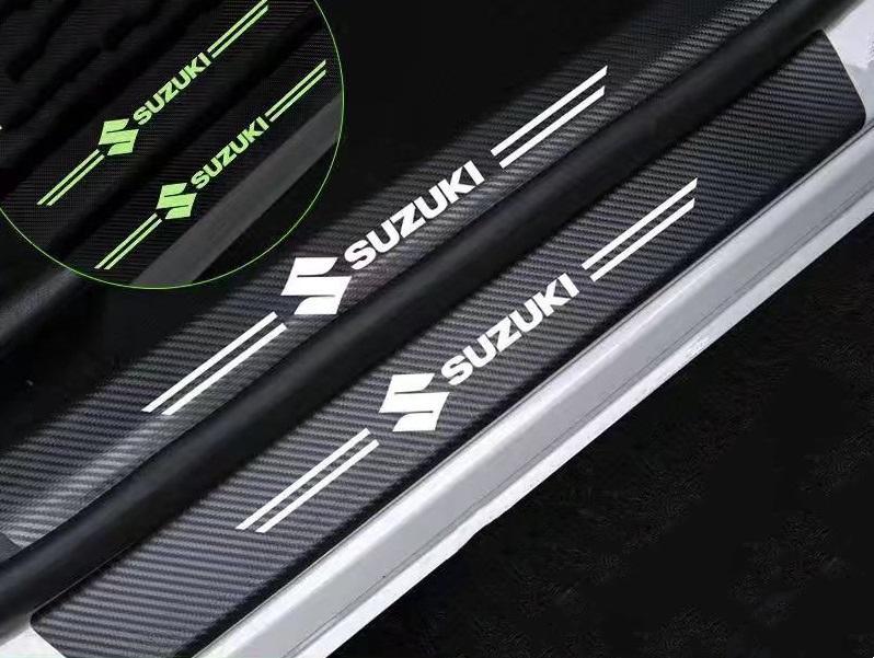 Car glow-in-the-dark door sill strip ( 4PCS )