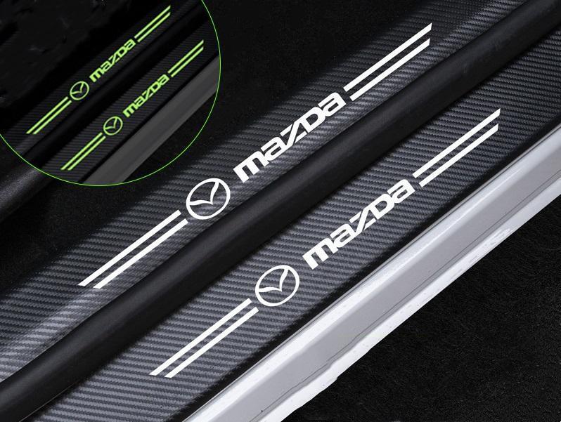 Car glow-in-the-dark door sill strip ( 4PCS )