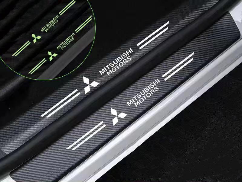 Car glow-in-the-dark door sill strip ( 4PCS )