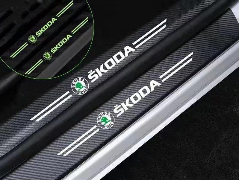 Car glow-in-the-dark door sill strip ( 4PCS )