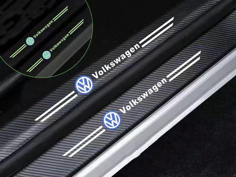 Car glow-in-the-dark door sill strip ( 4PCS )