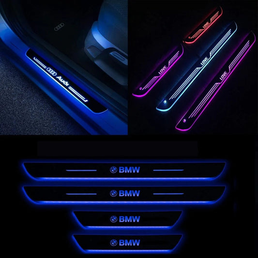 Pedal de luz LED magnético acrílico automático