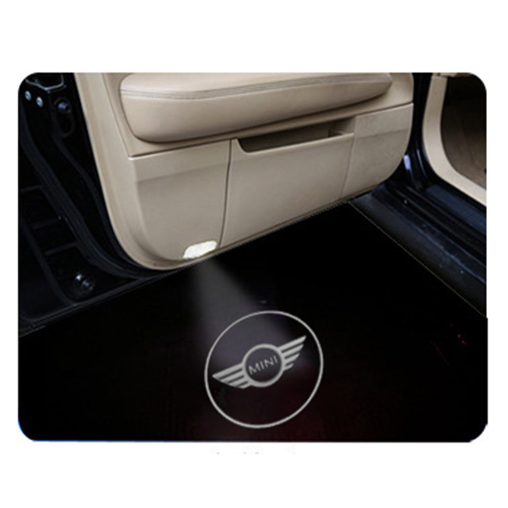 LED Car Door Projector Fit MINI Welcome Car logo Light Wireless