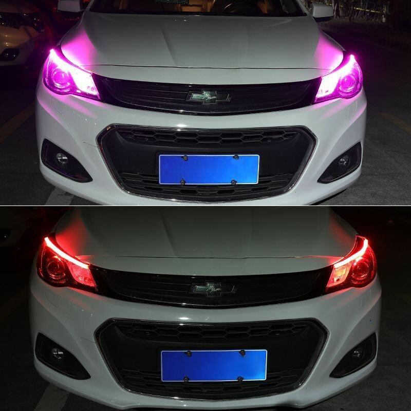 LED daytime running lights car turn signal light bar