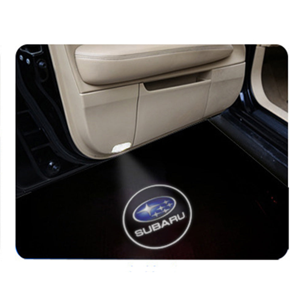 LED Car Door Projector Fit Subaru Welcome Car logo Light Wireless