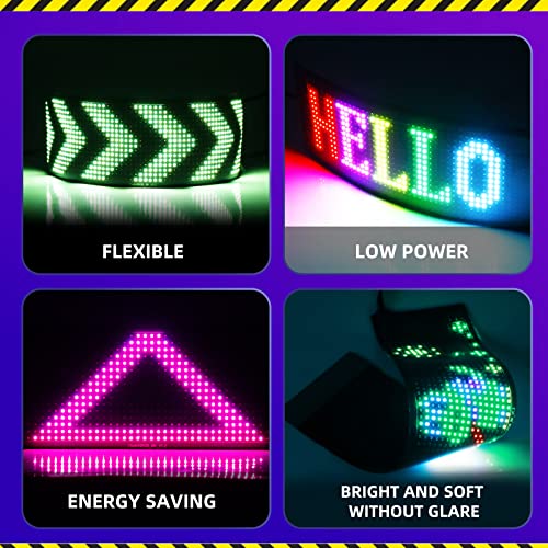 Flexible LED Matrix Panel- USB 5V LED Car Sign – Caroyz