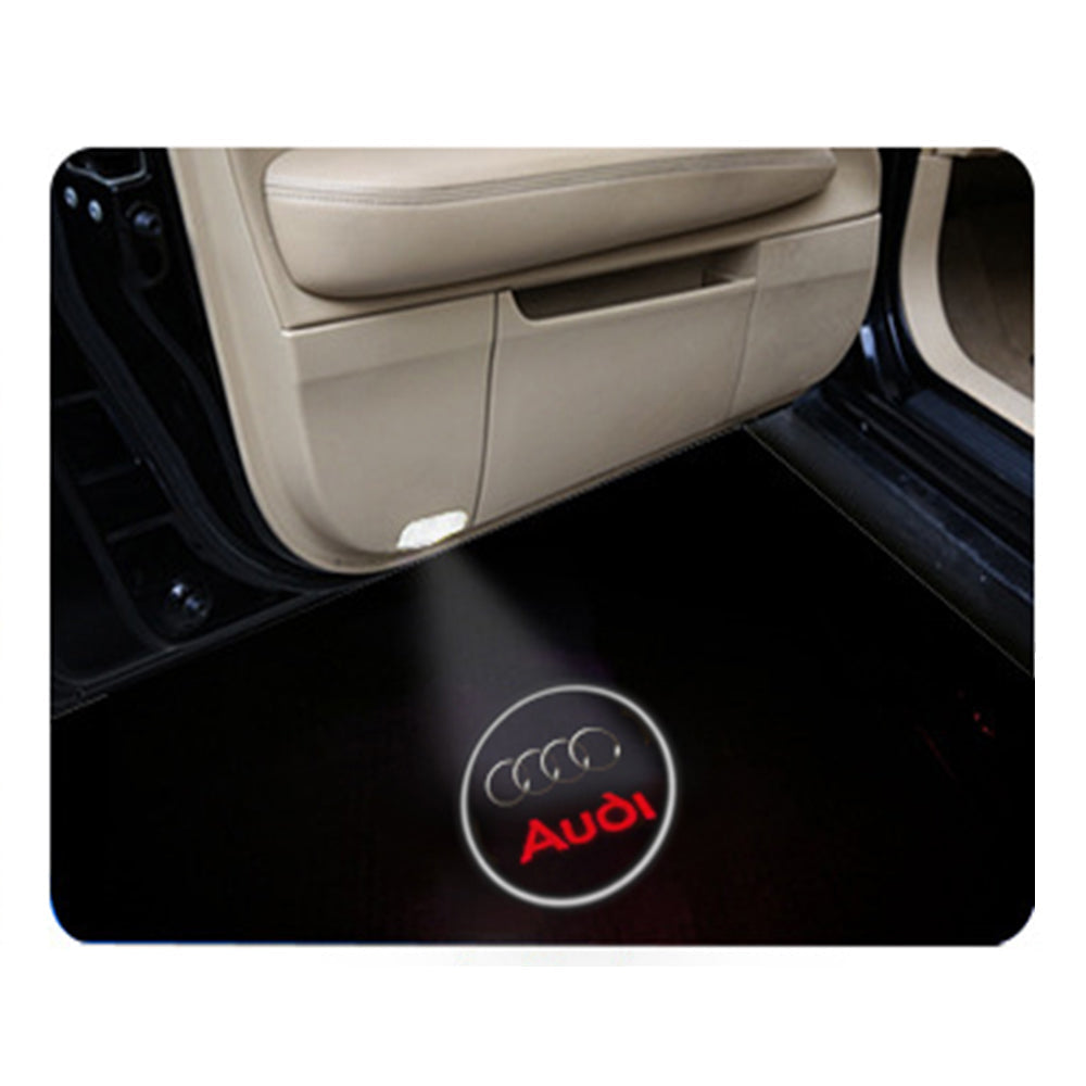 LED Car Door Projector Fit Audi Welcome Car logo Light Wireless