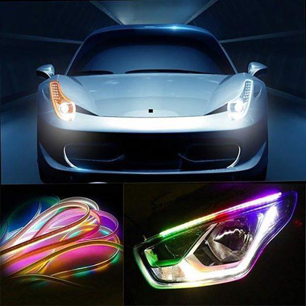 LED daytime running lights car turn signal light bar