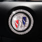 Car one-click start button fashion crystal logo sticker