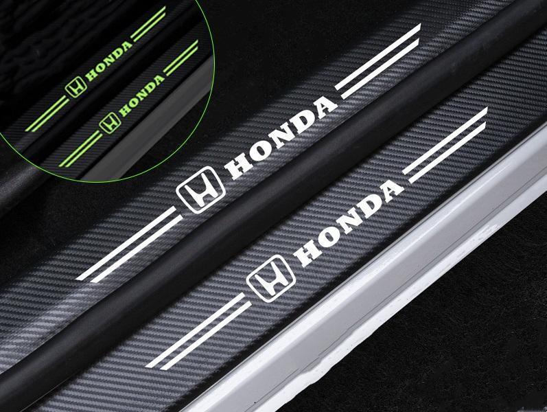 Car glow-in-the-dark door sill strip  ( 4PCS )