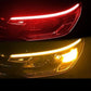 LED daytime running lights car turn signal light bar